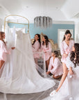 Romance Wrap Bridal Set in Blush