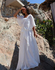 Chiffon Flowy Ruffle Robe