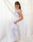 Silky Flora Tank Pant Set in Dove