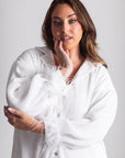 Pleated Bridal Set in Dove
