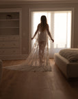 Celine Bridal Lace Train Robe