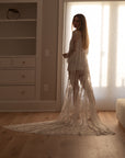 Celine Bridal Lace Train Robe