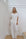 Pleated Short Sleeve Bridal Pant Set in Dove