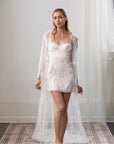 Nicolette Bridal Floral Jacquard Dress