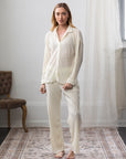Pleated Set in Ivory