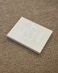 Linen Wedding Keepsake Book Box