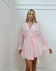 Romance Wrap Bridal Set in Blush