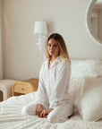 Pleated Bridal Set in Dove