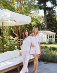 Rose Toile Ruffle Bamboo Pajama Pant Set