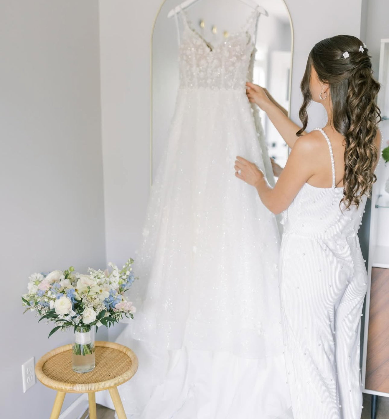 Payton Pearly Pant Bridal Set
