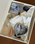 Linen Wedding Keepsake Book Box