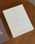 Linen Wedding Keepsake Book Box