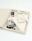 Linen Wedding Keepsake Book Box