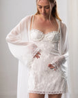 Nicolette Bridal Floral Jacquard Dress