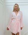 Romance Wrap Bridal Set in Blush