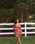 Romance Wrap Bridal Set in Terracotta