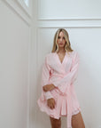 Romance Wrap Bridal Set in Blush