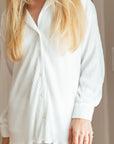 Pleated Bridal Set in Dove