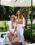 Pleated Short Set in Dove