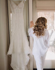 Pleated Bridal Set in Dove