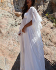 Chiffon Flowy Ruffle Robe