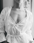 Brooke Floral Jacquard Cami Short Bridal Set in Dove