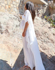 Chiffon Flowy Ruffle Robe