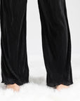 Pleated Bridal Set in Noir