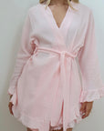 Romance Wrap Bridal Set in Blush