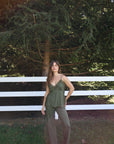 Bella Bamboo Tank & Pant Set in Vine