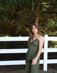 Bella Bamboo Tank & Pant Set in Vine