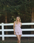 Ivy Bamboo Tank & Short Set in Mauve