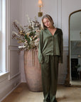 Ava Pant Set in Olive