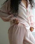 Pleated Set in Blush