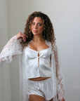 Amelia Bridal Lace Robe