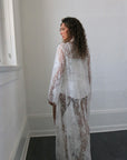 Amelia Bridal Lace Robe