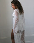 Amelia Bridal Lace Robe
