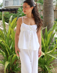 Cotton Tank Pant Set in Dove