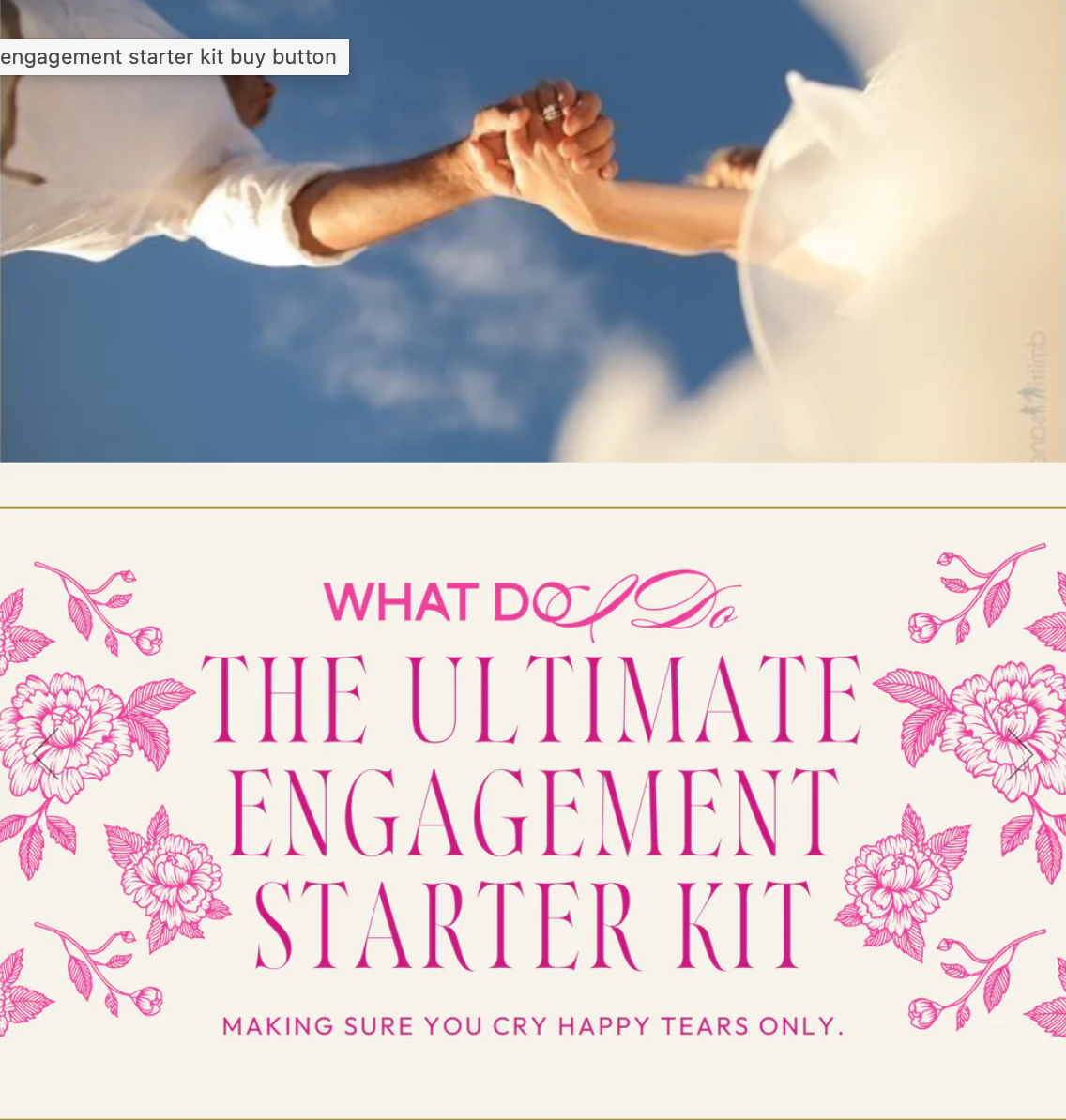 Something Blue Bridal Box