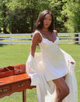 Clara Robe in Antique Ivory