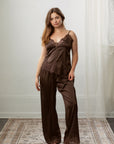 Sydney Pant Set in Espresso
