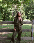 Ava Pant Set in Olive
