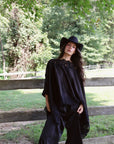Emery Cape Pant Set in Black