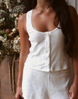 Pointelle Short in Dove