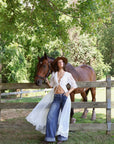 Lina Lace Tie Robe