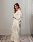 Clara Robe in Antique Ivory