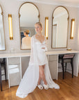 Celeste Chiffon Robe
