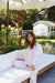 Rose Toile Ruffle Bamboo Pajama Pant Set