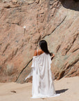 Chiffon Flowy Ruffle Robe