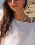 Waverles x Milbar Saltwater Heart Necklace
